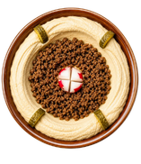 Hummus z wołowiną awarma